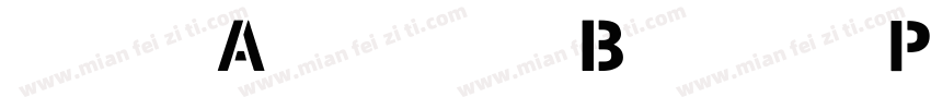 英文字体Ananda Black Per字体转换